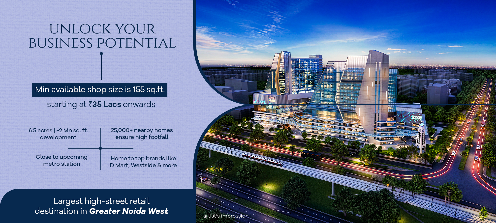 Galaxy Blue Sapphire - Premium Commercial Development