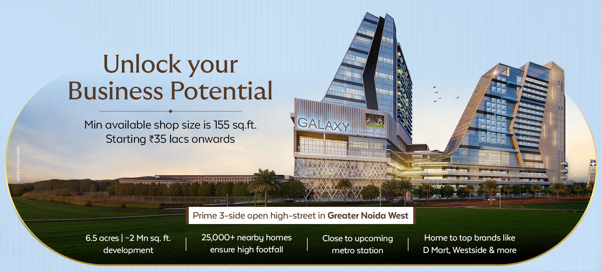 Galaxy Blue Sapphire - Premium Commercial Development